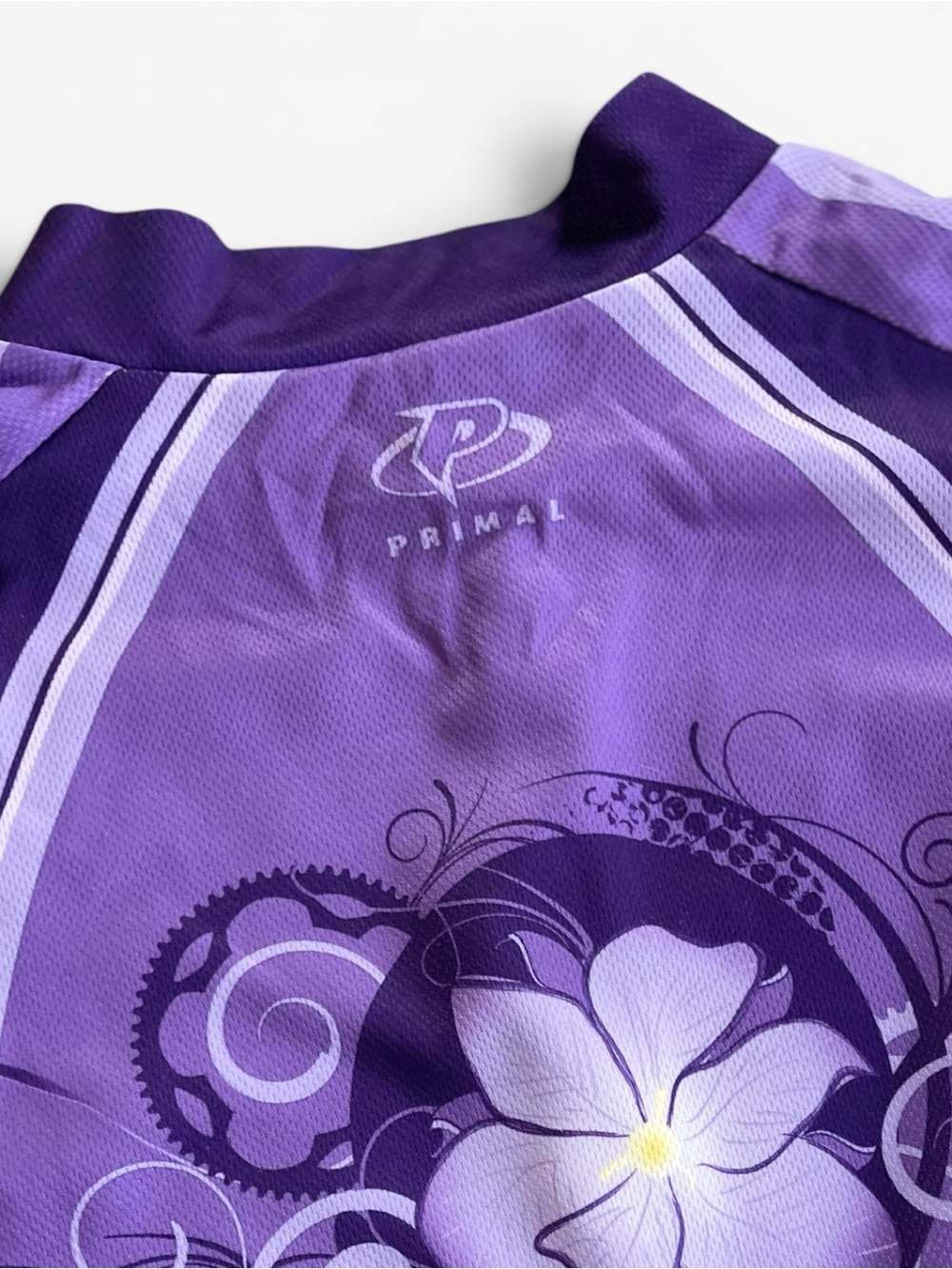 Primal Wear Women’s Purple Dragonfly Chrysalis Cycling Jersey L Front Zip - Picture 7 of 8